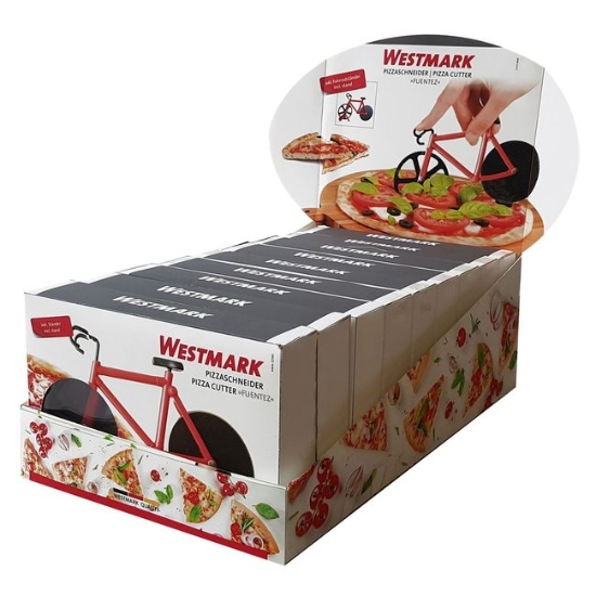 Obrázek Kolečko na pizzu ve tvaru kola FUENTEZ - presentační box / 9 ks