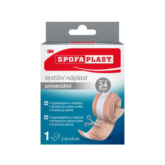 Obrázek Náplast textilní elastická SPOFAPLAST 154 6 cm x 1m