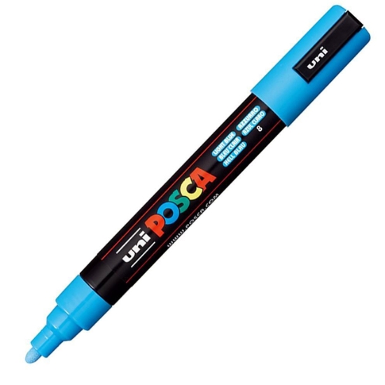 Obrázek Popisovač UNI POSCA PC-5M světle modrá
