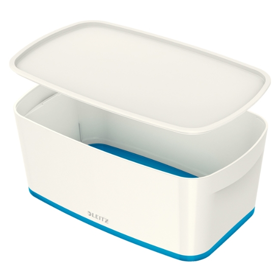Obrázek Úložný box s víkem Leitz MyBox®, velikost S - modrý
