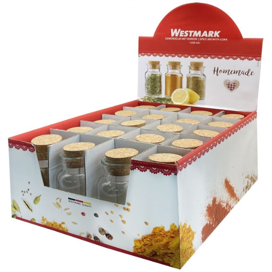 Obrázek Kořenka s korkem 150 ml/ sada 24 ks