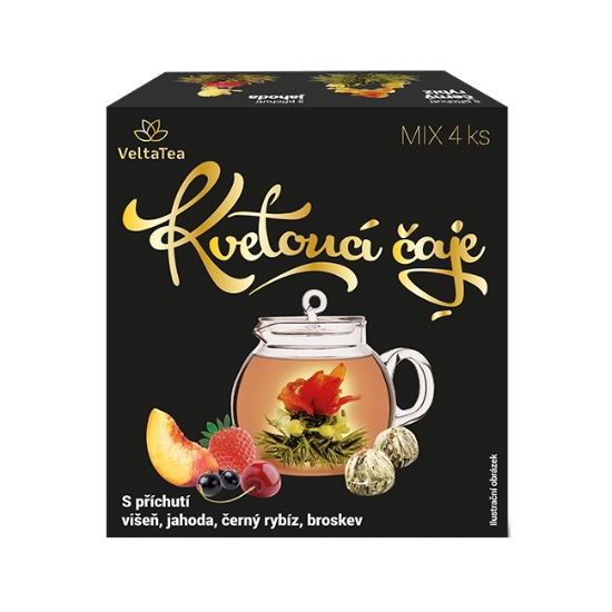 Obrázek Čaj kvetoucí Mix Gold / 4 ks