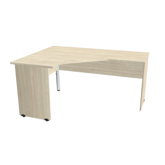 Obrázek Stůl ergo GEV 60 P - pravý - akát / šedý kov