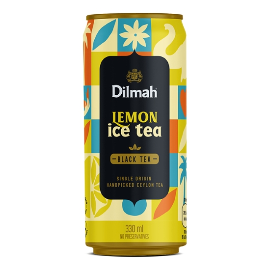 Obrázek Dilmah Black Ice Tea Lemon 0,33L / 24 ks