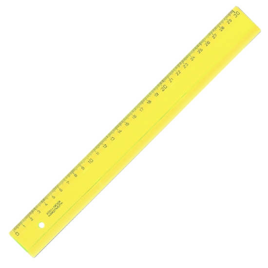 Obrázek Pravítko 30 cm - žlutá