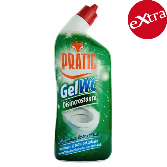 Obrázek Čistič WC gel, extra účinný,  Pratic Disincrostante, 750 ml