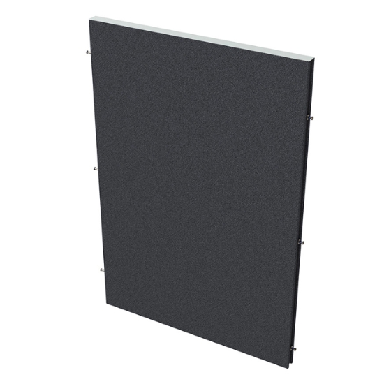Obrázek Paraván AKUSTIK příčkový 80 cm (v 118 cm) - bez koncových sloupků - antracit