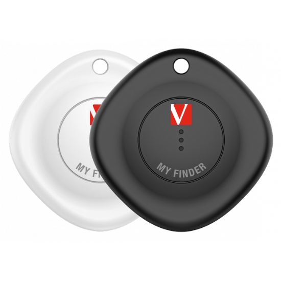 Obrázek Sledovací zařízení Tracker My Finder Verbatim pro Apple / 2 ks černá a bílá