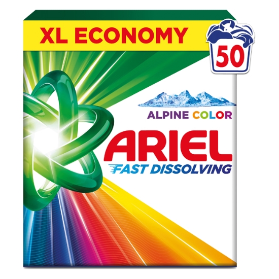 Obrázek Ariel prášek Color 2.75 kg / 50 PD BOX