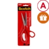 Obrázek Nůžky Universal 3M Scotch 18 cm červené