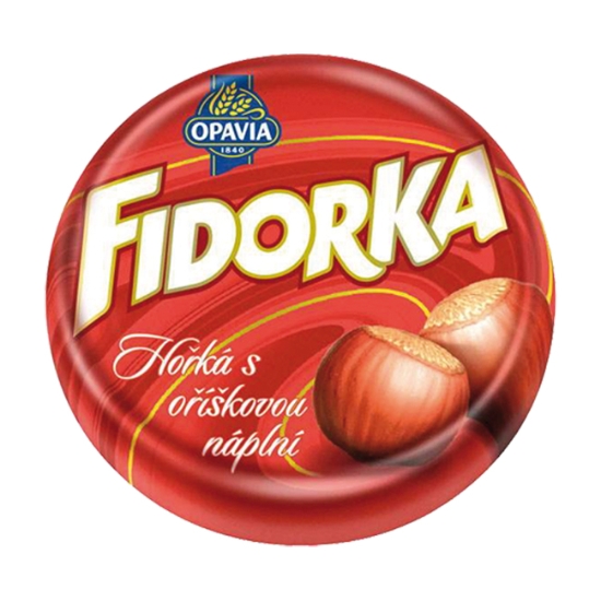 Obrázek Oplatek Fidorka s oříškovou náplní 30 g - hořká