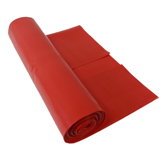Obrázek Pytel 700x1100, 200mi, červený, LDPE/R, 25 ks v balení