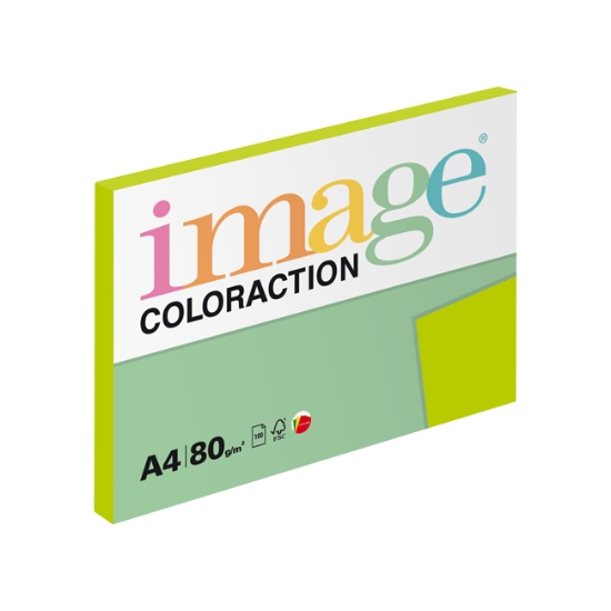 Obrázek Papír barevný IMAGE COLORACTION A4 80 g - středně zelená / 100 listů