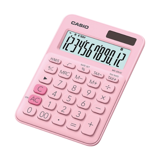 Obrázek Kalkulátor stolní CASIO MS 20 UC PK - růžový