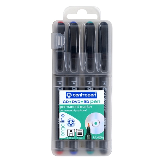 Obrázek Popisovač Centropen 4606/4 CD PEN / 4 ks