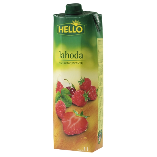 Obrázek Džus ovocný Hello jahoda 1 l