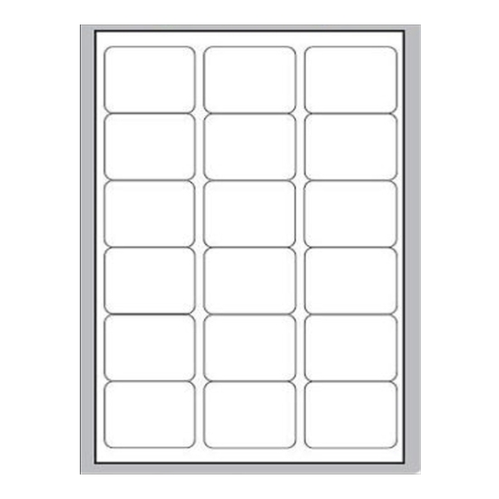 Obrázek Etiketa print 68x47 mm A4 ECONOMY / 100 listů