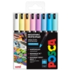 Obrázek Popisovač kreativní Posca, pastelové barvy,  hrot 0,7 mm / 8 ks