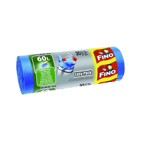 Obrázek Pytle FINO HD Easy pack 60L, 18 μm / 20 ks