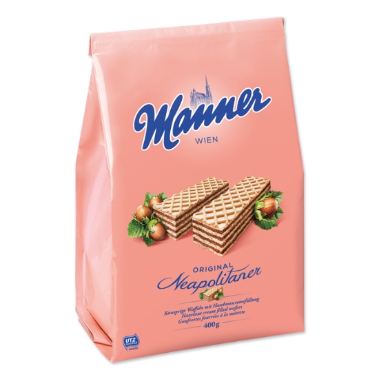 Obrázek Oplatky Manner 400 g - original lísko-oříšek