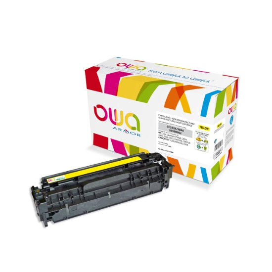 Obrázek OWA (ARMOR) toner HP CC532A yellow, 2.800 str.