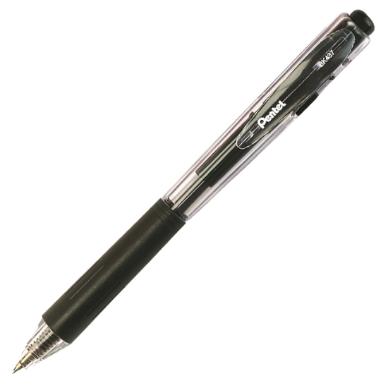 Obrázek Pero kuličkové Pentel BK 437 - černá