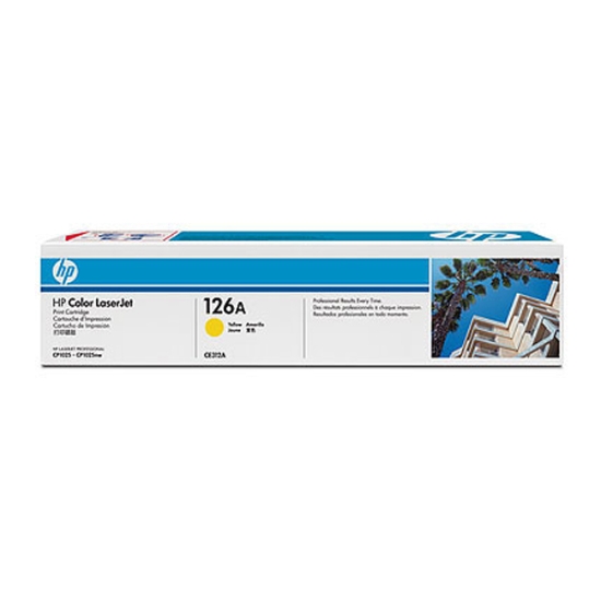 Obrázek HP originální toner CE312A č. 126A, yellow