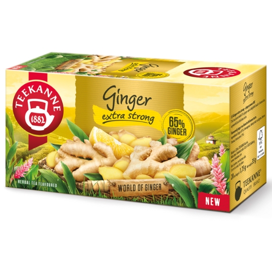 Obrázek Čaj bylinný Ginger extra strong 65% zázvoru / 20ks