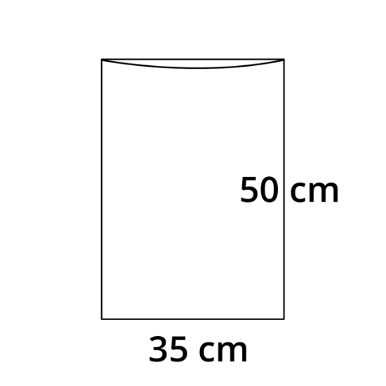 Obrázek PP sáček plochý bez RZ - 35 x 50 cm - 30 my/ 100ks