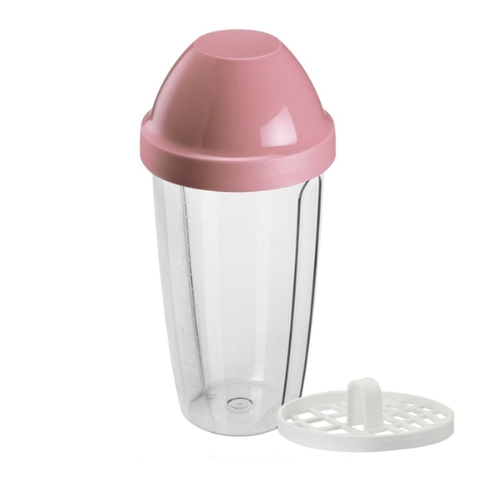Obrázek Míchací a protřepávací nádoba „Maxi“, 0,5 l, růžový
