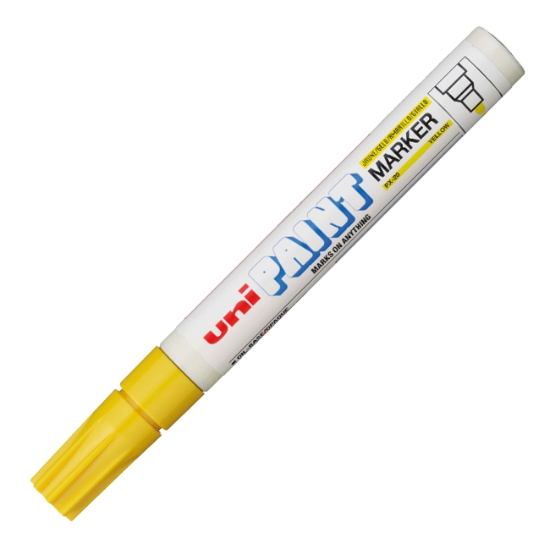 Obrázek Popisovač UNI PX 20 PAINT lakový - žlutá