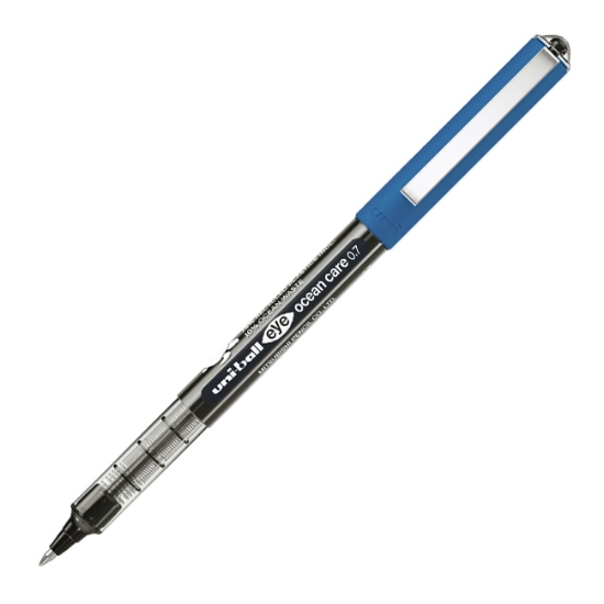 Obrázek Roller EYE inkoustový UNI UB-157ROP OCEAN CARE,černý, 0,7mm, RECYKL
