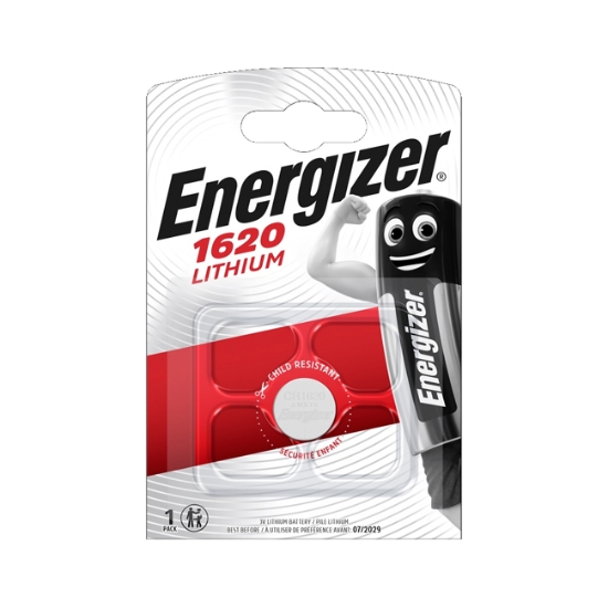 Obrázek Bateria Energizer Lithiová knoflíková CR1620, blistr