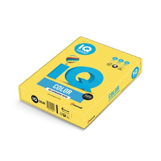 Obrázek IQ COLOR A4 120g / 250l  č. CY39 - intenzivní kanárkově žlutá
