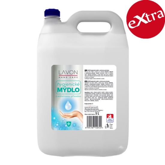 Obrázek Hygienické mýdlo Lavonea s Allantoinem a antimikrobiální přísadou 5 l
