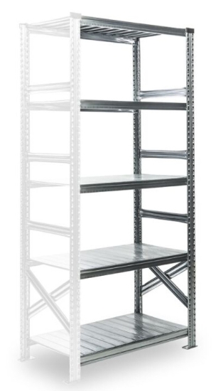 Obrázek Regál SUPER výška 1972 mm x hloubka 600 mm x šířka 600 mm - přístavný