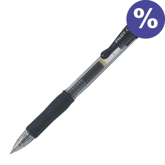 Obrázek Pero kuličkové gelové PILOT G-2 - černá