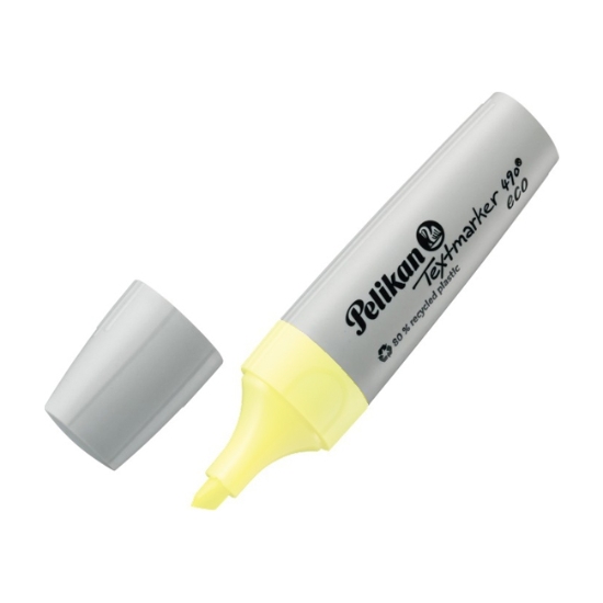 Obrázek Zvýrazňovač PELIKAN Textmarker 490 eco pastelový žlutá