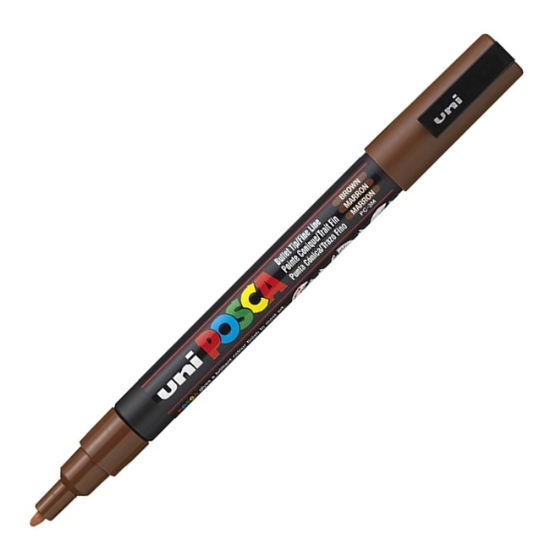 Obrázek Popisovač POSCA akrylový 3M - hnědá