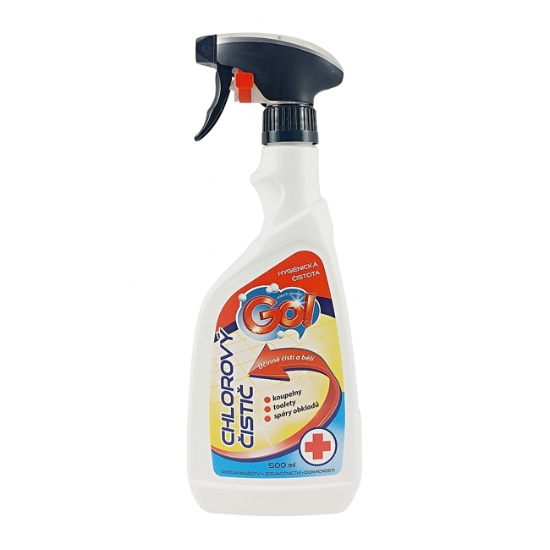 Obrázek Chlorový čistič GO s rozprašovačem 500 ml