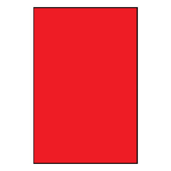 Obrázek Etiketa APLI 210 x 297 mm A4 - červená / 20 archů