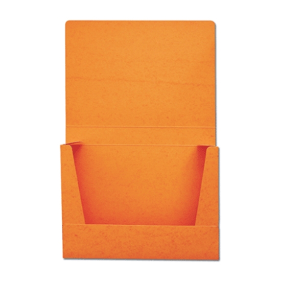 Obrázek Box prešpánový A4 4 cm s gumičkou - oranžová