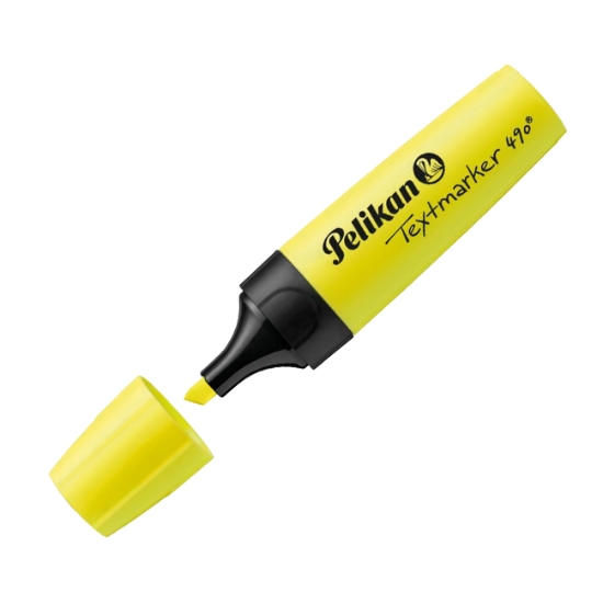 Obrázek Zvýrazňovač PELIKAN Textmarker 490 - žlutá