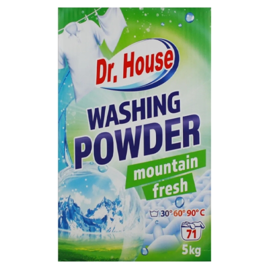 Obrázek Prací prášek DR. HOUSE  BOX Fresh Mountain 71 PD, 5 kg