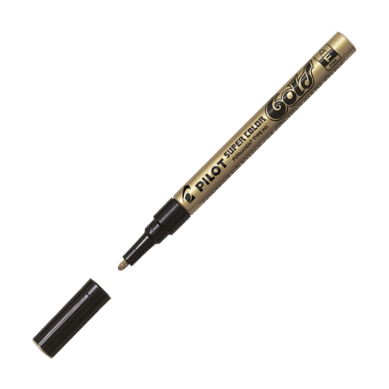 Obrázek Popisovač Pilot Super Color F- zlatá