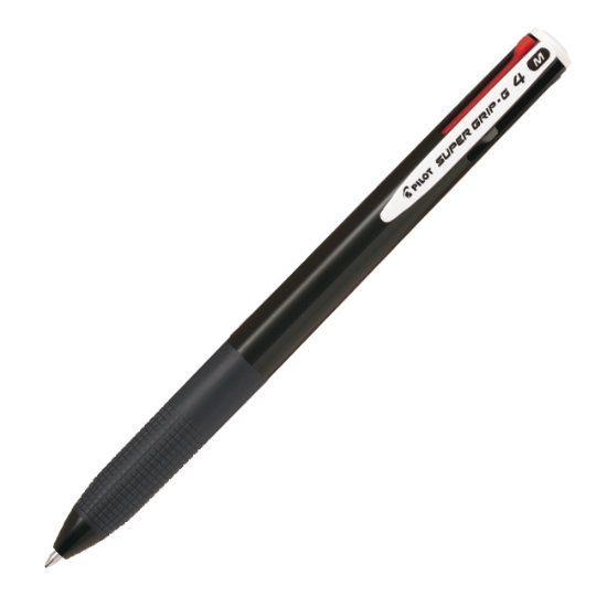 Obrázek Kuličkové pero Pilot Super Grip-G4 4barevka / černá
