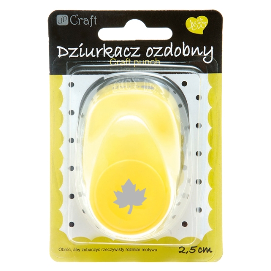 Obrázek Dekorativní děrovačka 2,5 cm - list
