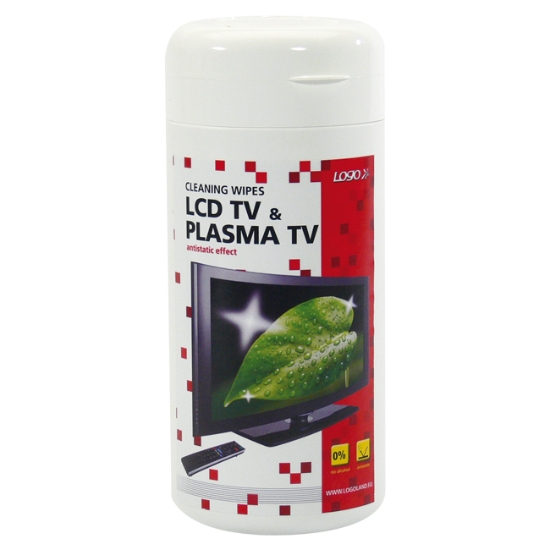 Obrázek Čistící trhací ubrousky, na LCD, plazma TV / 50 ks