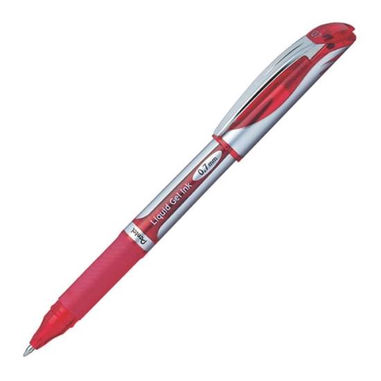 Obrázek Roller gelový Pentel EnerGel BL 57 RECYCOLOGY- červená