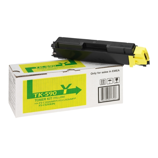 Obrázek Kyocera originální toner TK590Y, yellow, 5000str.